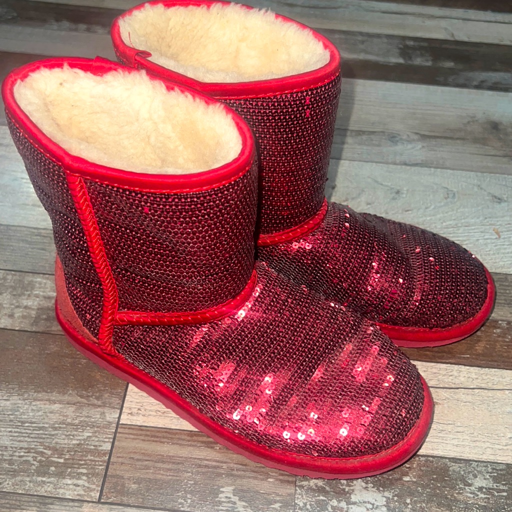 Red Sequins Uggs